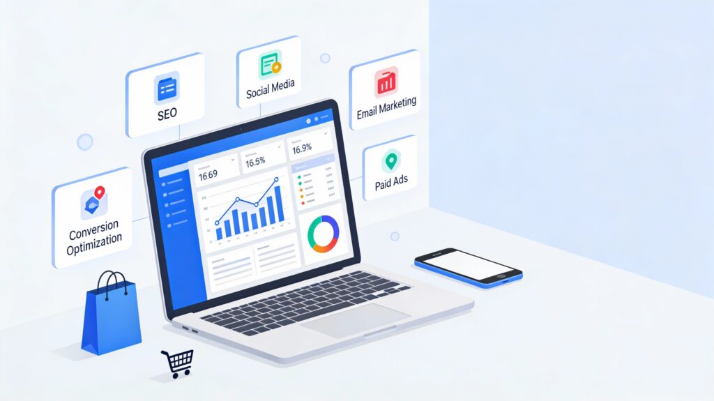 my approach to digital marketing generate a picture foe me