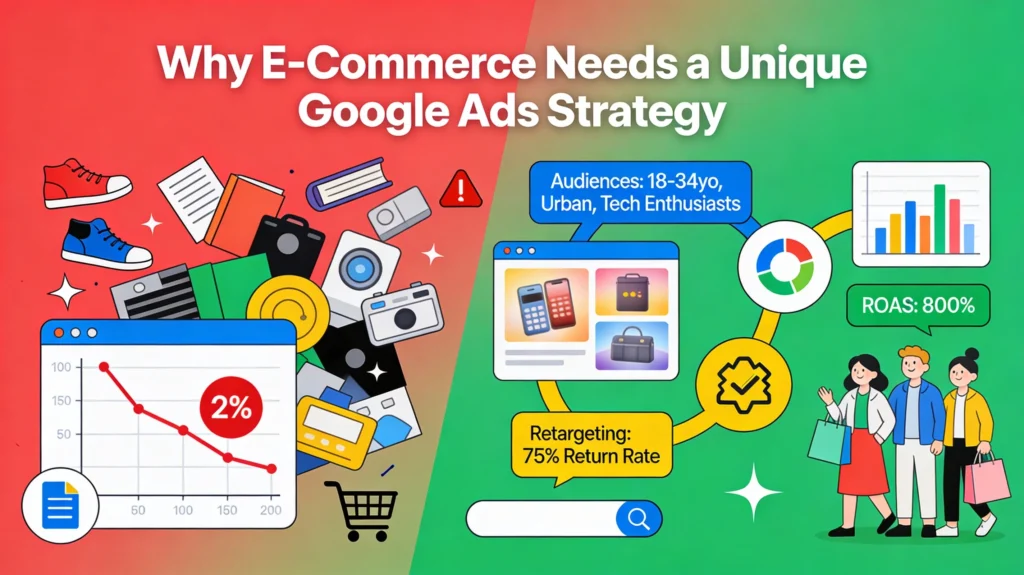 Why E-Commerce Needs a Unique Google Ads Strategy