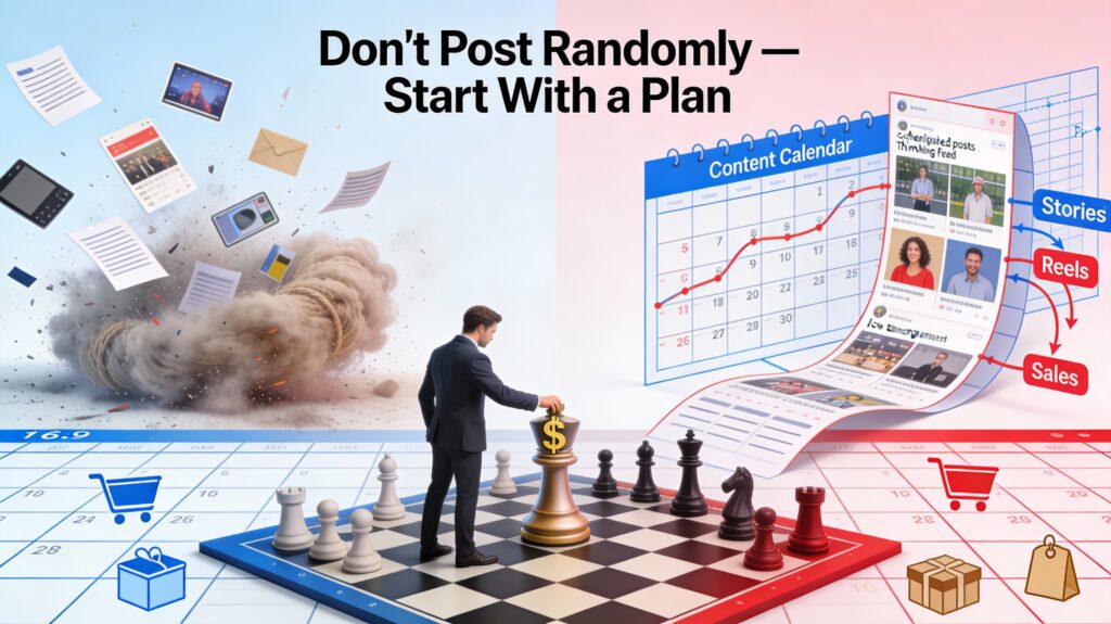 Don’t Post Randomly — Start With a Plan